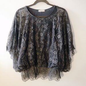Vintage grey blouse